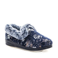 Panda Emille Slipper Navy Print