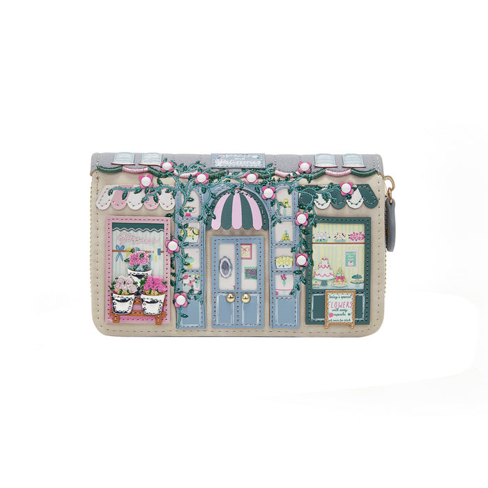 Vendula London Posies and Patisseries Medium Ziparound Wallet