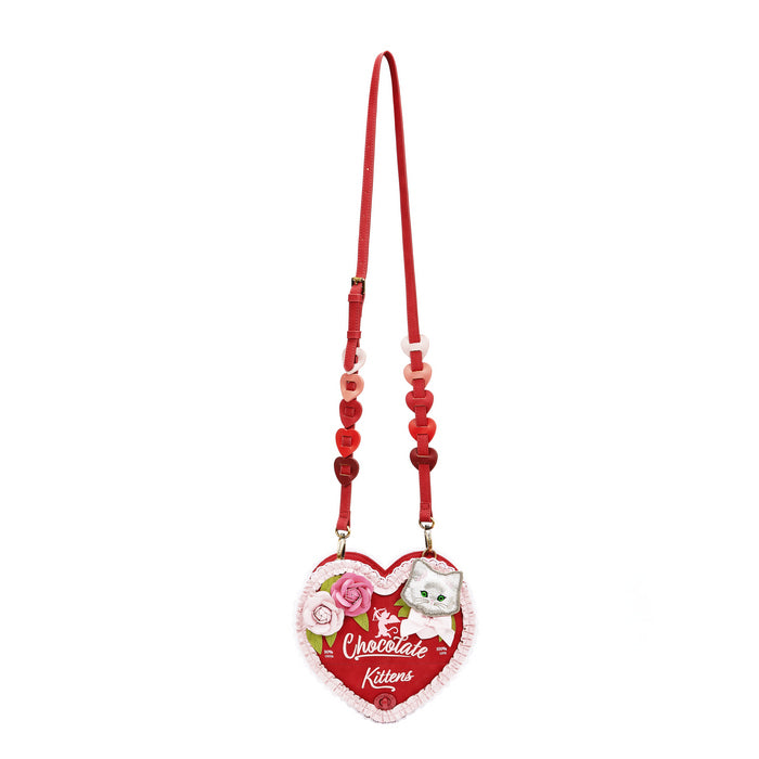 Vendula London The Chocolate Box Heart Chocolate Box Bag