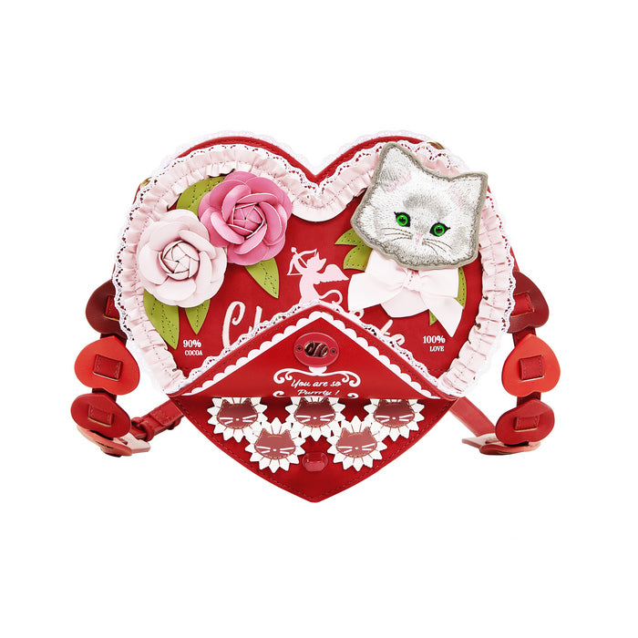 Vendula London The Chocolate Box Heart Chocolate Box Bag