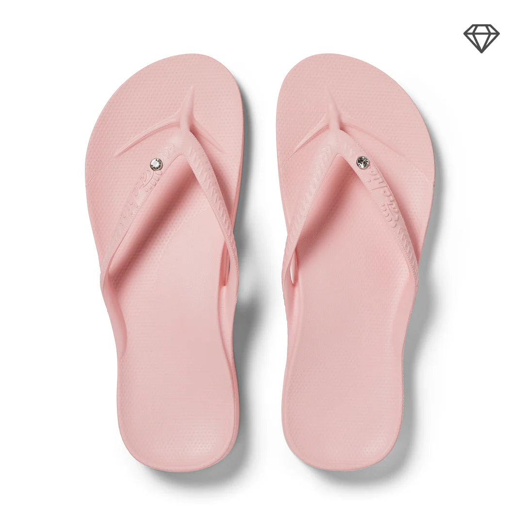 Archies Arch Support Thongs Crystal