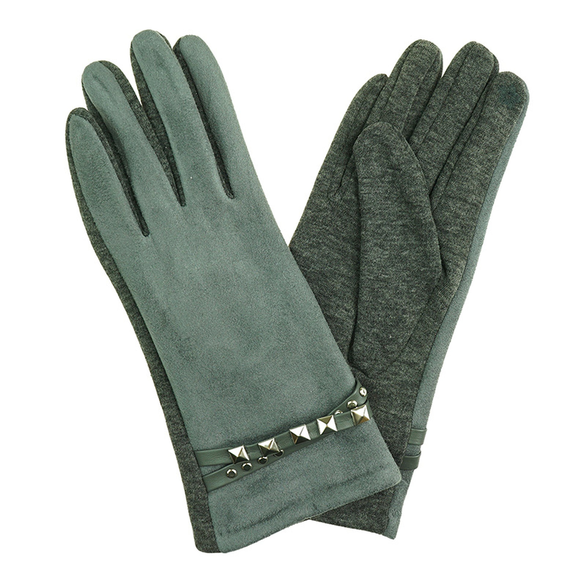 Gloves - Studded Trim 