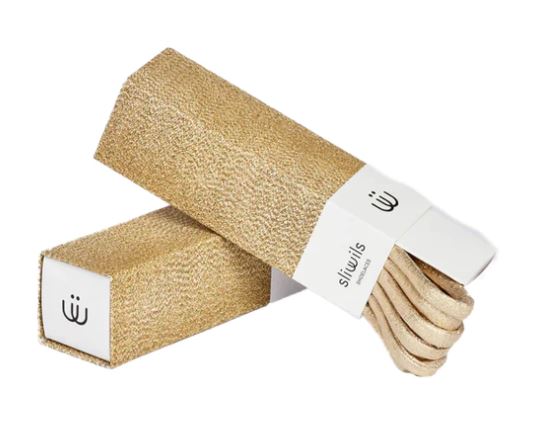 Sliwils Shoelaces Bright Gold