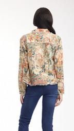 Orientique Gordes Jacket Fringe Main Print
