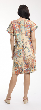 Orientique Gordes Dress Reversible Short Sleeve