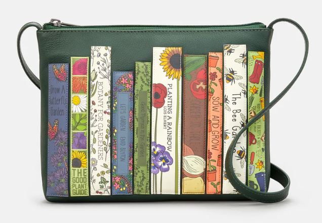 Yoshi Leather Green Fingers Cross Body Bag