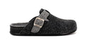 Dr Feet Harley Slipper Black Unisex