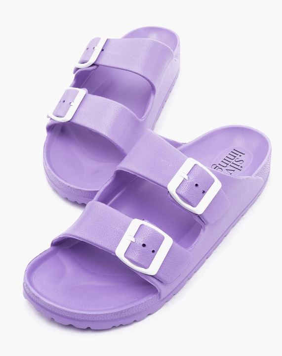 Silver Lining Hawaii EVA Slide Purple