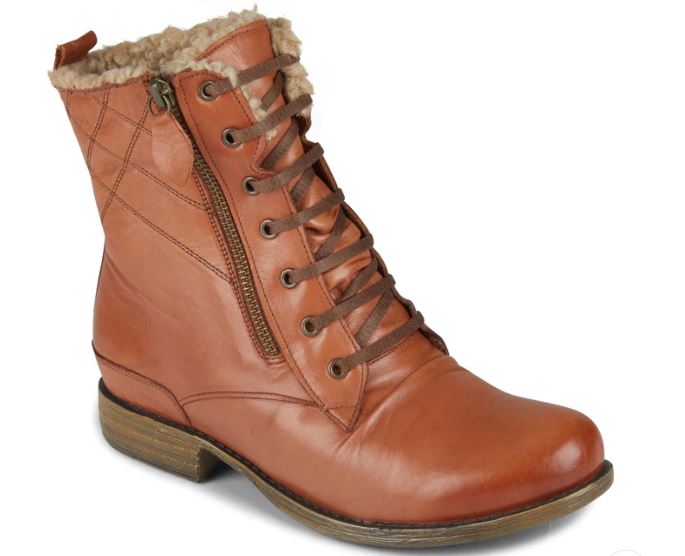 Planet Hit Lace / Zip Boot - Tan