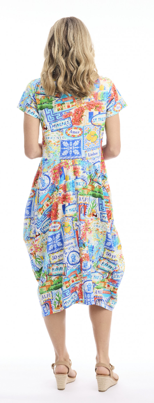 Orientique 50yrs Travel Dress Horseshoe Bubble