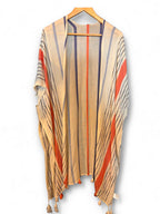 Palme Pin Stipe Kimono