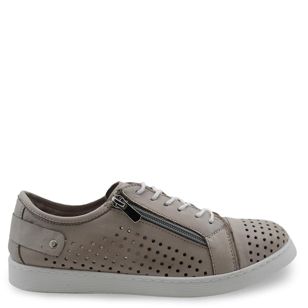 Cabello EG17 Perf Sneaker Taupe