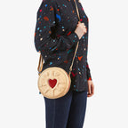 Yoshi Jammie Dodger Biscuit Cream Cross Body Bag