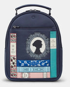 Yoshi Leather Jane Austen Back Pack Navy