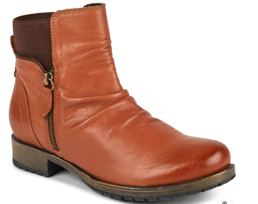 Planet Janine Ankle Boots - Cognac