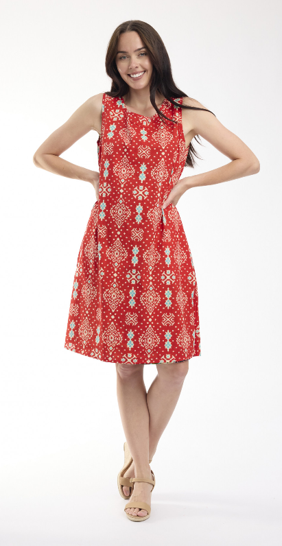 Orientique Jardin Exotique Dress Reversible Sleeveless