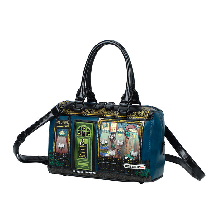 Vendula London Between the Covers Bookbinders Speedy Bowler Bag