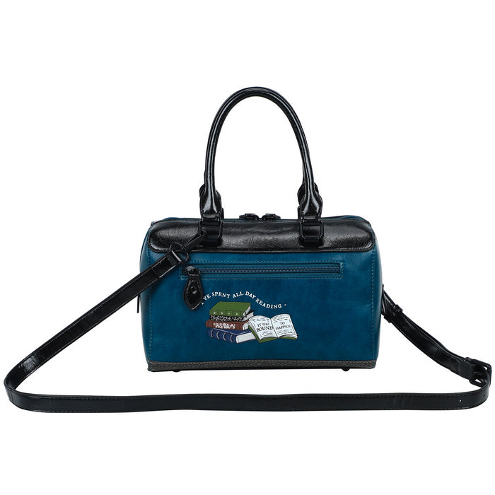 Vendula London Between the Covers Bookbinders Speedy Bowler Bag