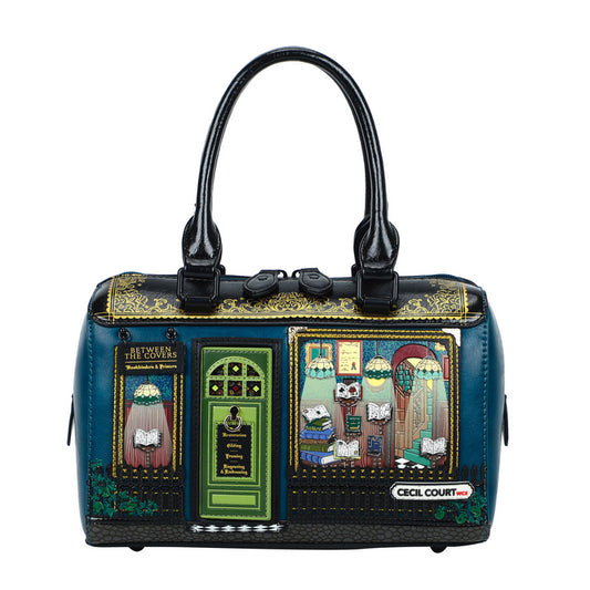 Vendula London Between the Covers Bookbinders Speedy Bowler Bag