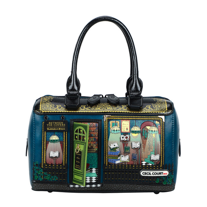 Vendula London Between the Covers Bookbinders Speedy Bowler Bag