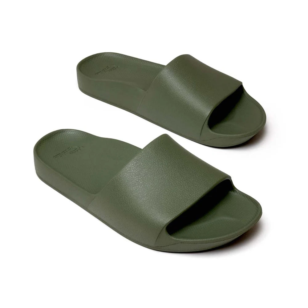 Archies Arch Support Slides Khaki