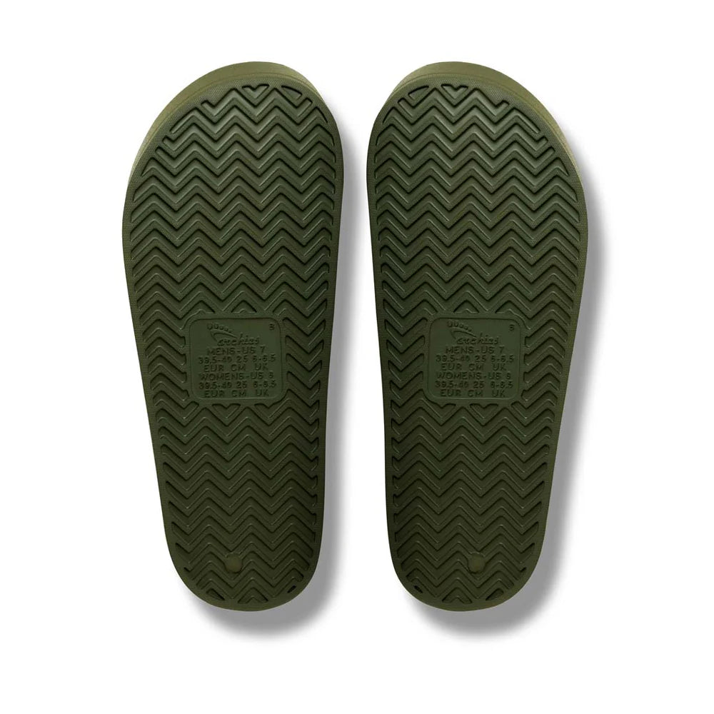 Archies Arch Support Slides Khaki