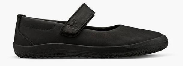 Vivobarefoot Kids Wyn Black MaryJane 