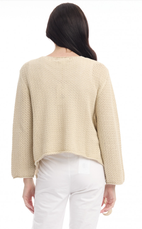 Orientique Knit Tie Shrug