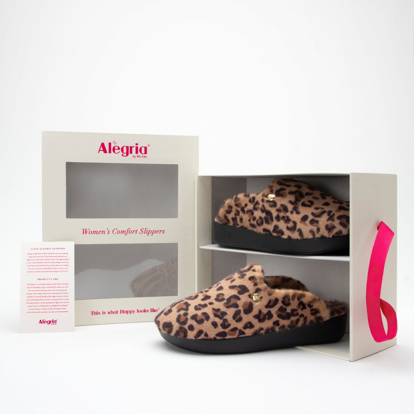 Alegria Leisurelee Slippers Leopard