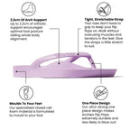 Archies Arch Support Thongs Lilac