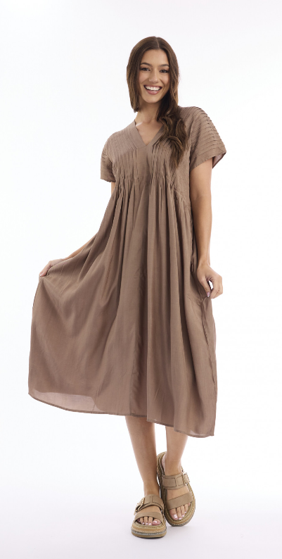 Orientique Lux Dress Pleated