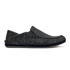 Olukai Mens Moloa Hulu Wool Slippers Black
