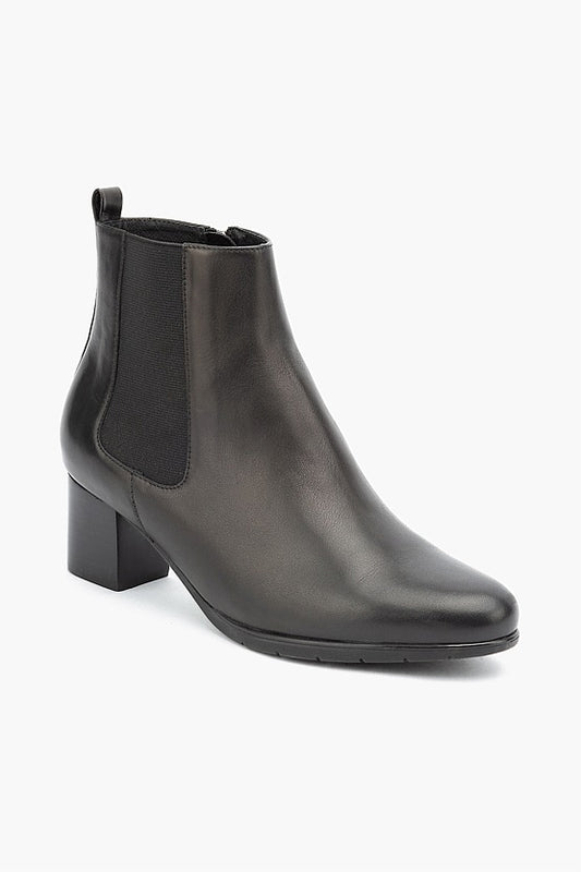 Klouds Myrtle Heeled Zip Boot Black