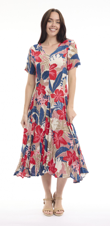 Orientique Cavailon Dress Godet