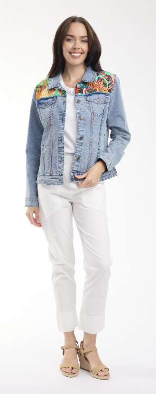 Orientique Jardin Exotique Jacket Denim Patch