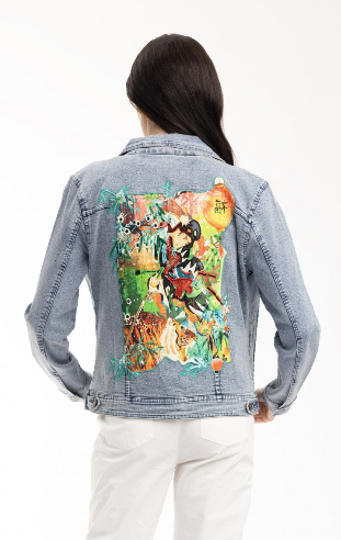 Orientique Jardin Exotique Jacket Denim Patch