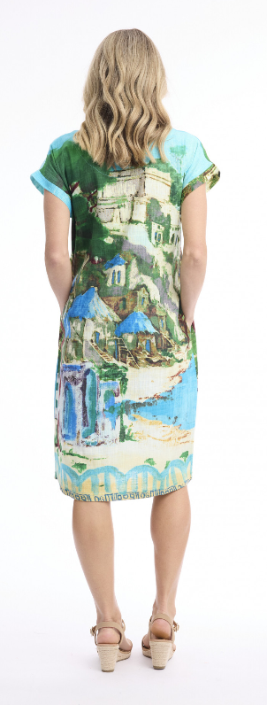 Orientique Tulum Dress Shift Bubble