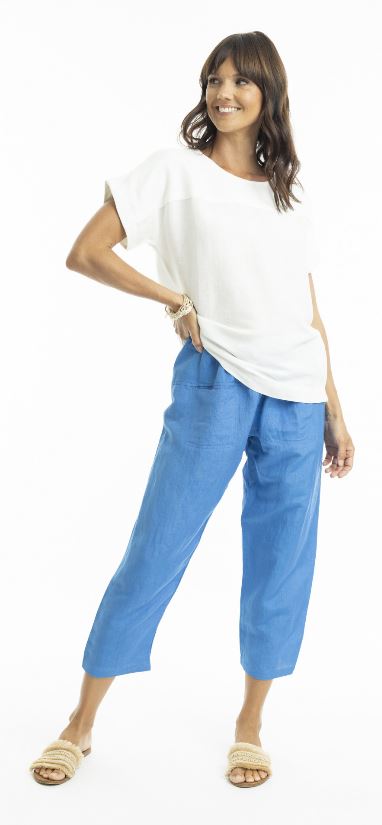 Orientique Linen Pants 76069