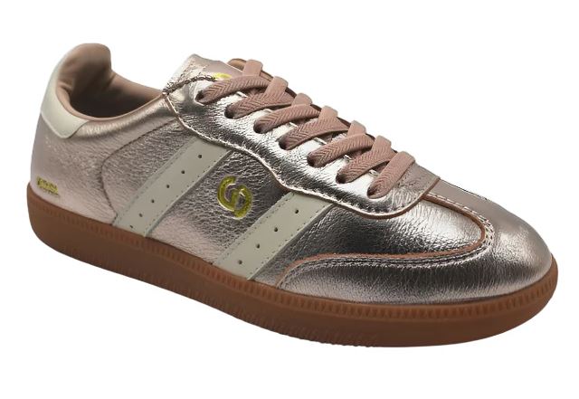 Goodsole 2001 Parallel Metallic Leather Sneaker