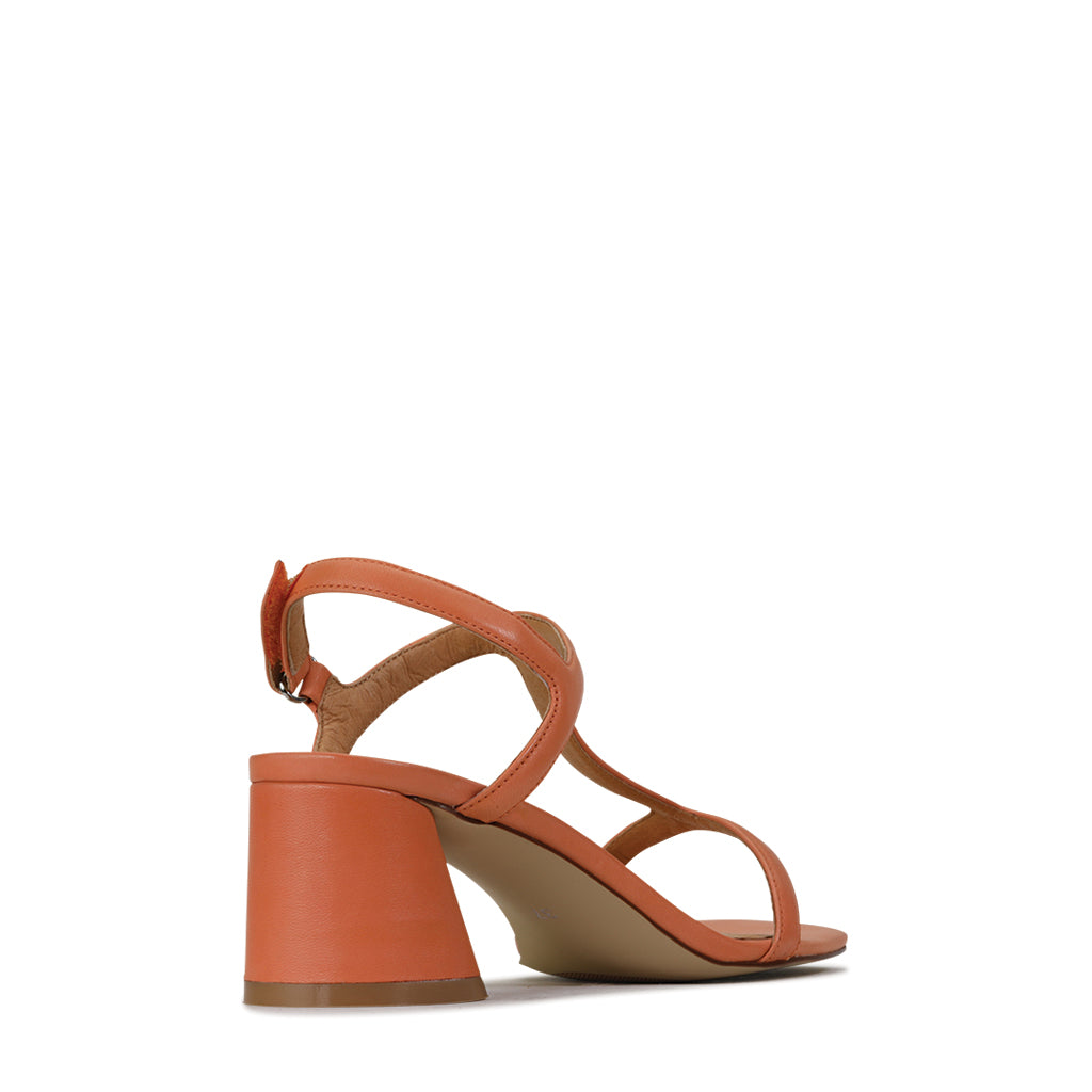 EOS Petras Block Heel Orange 