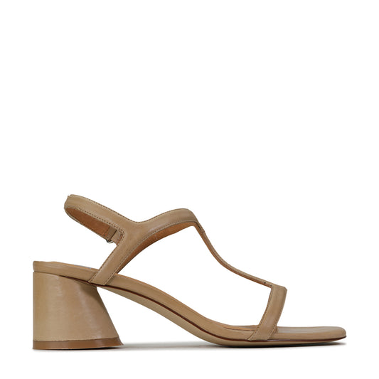 EOS Petras Block Heel Tan