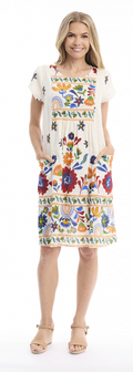 Orientique Pellion Dress Bib Pockets
