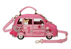 Vendula London - London Cats and Corgis Floral Pink Taxi - Pink Ribbon Foundation
