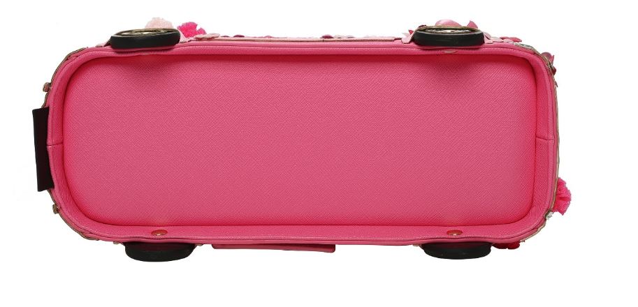 Vendula London - London Cats and Corgis Floral Pink Taxi - Pink Ribbon Foundation