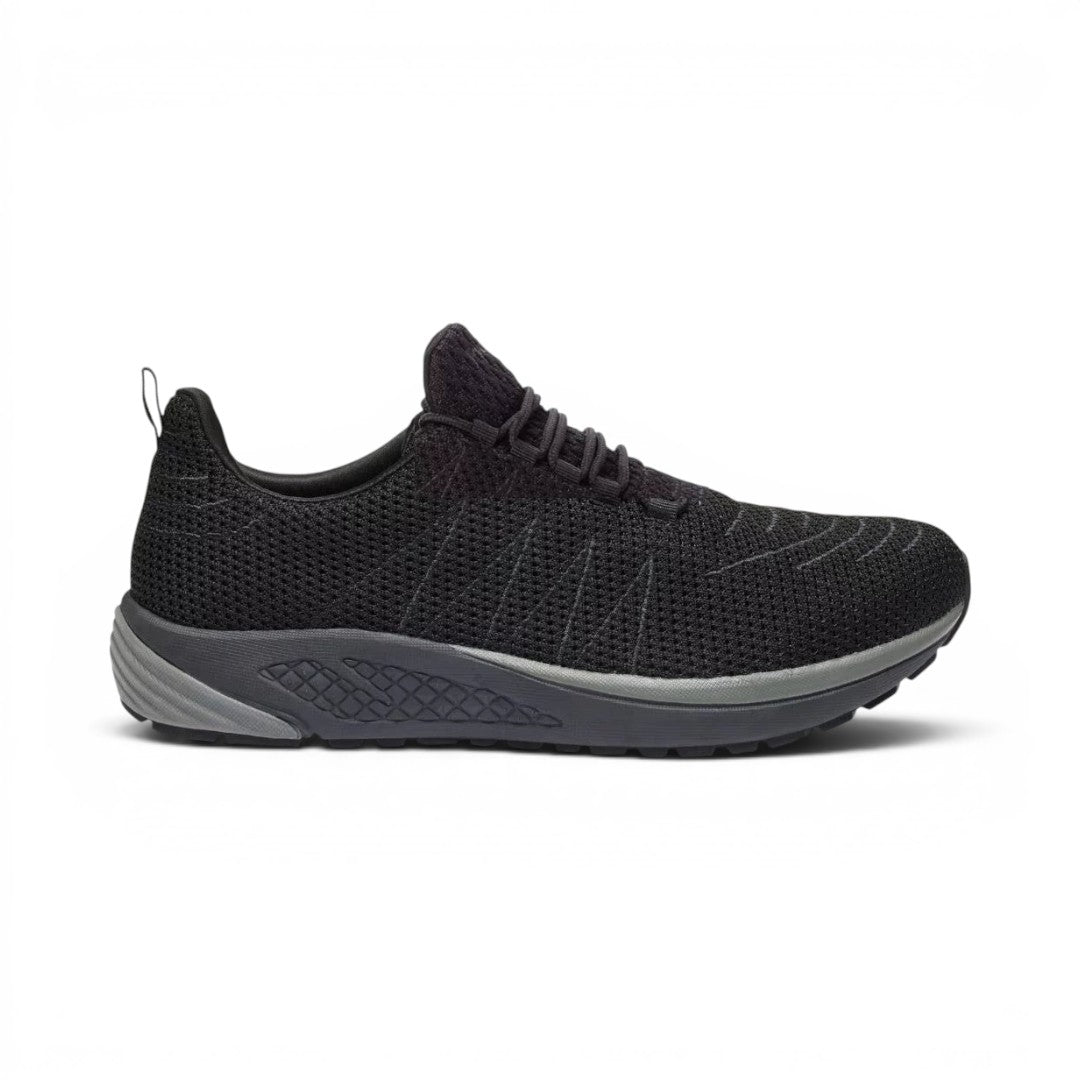 Propet Tour Knit Walker in Triple Black
