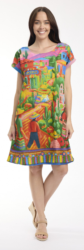 Orientique Citadelle Dress Reversible Short Sleeve