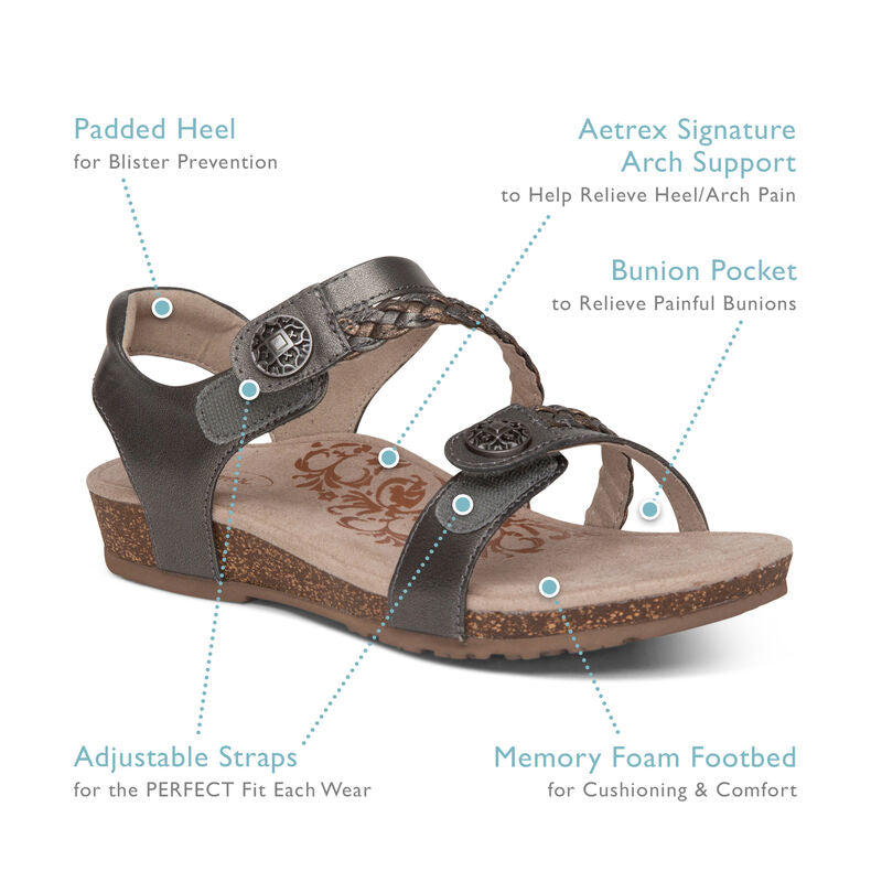 Aetrex Jillian Sandals