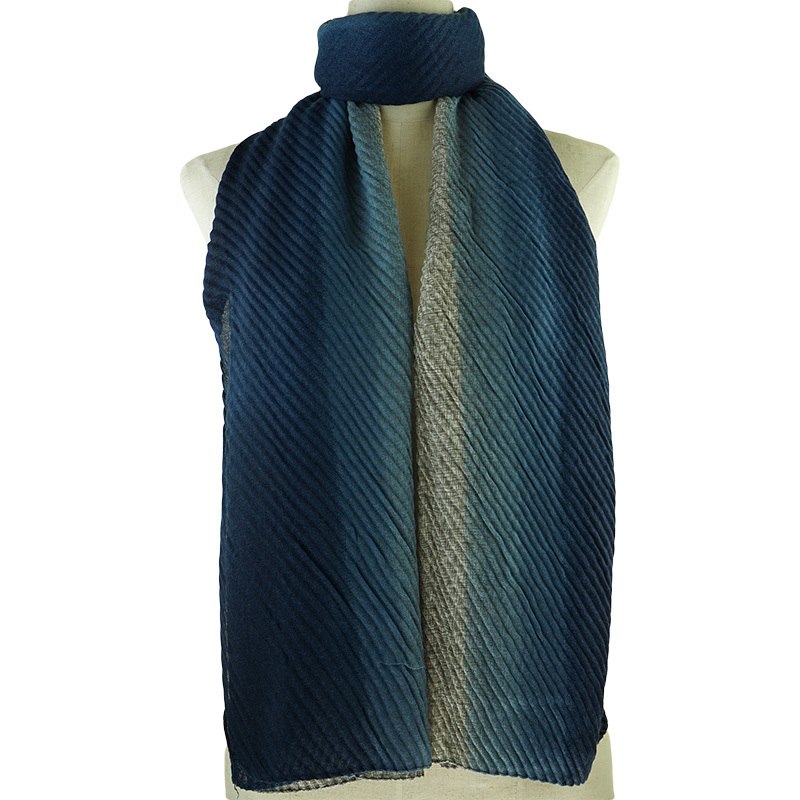 Fade Out Scarf Grey/Navy