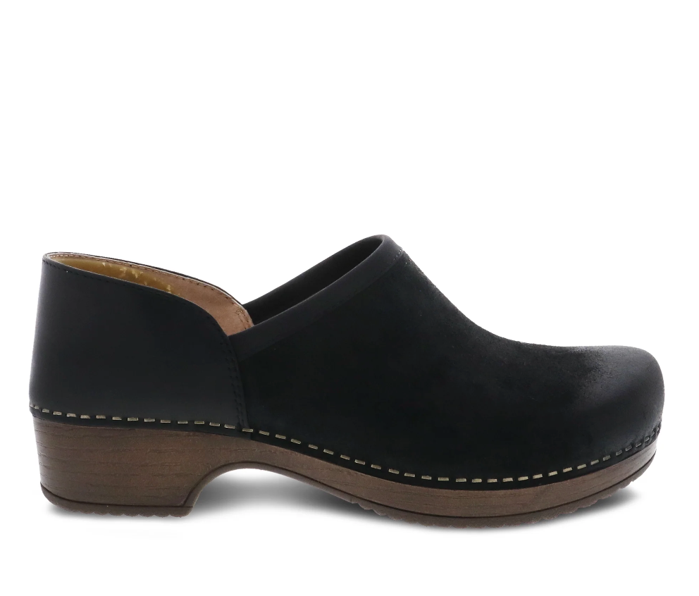 Dansko Brenna Clog Black Burnished