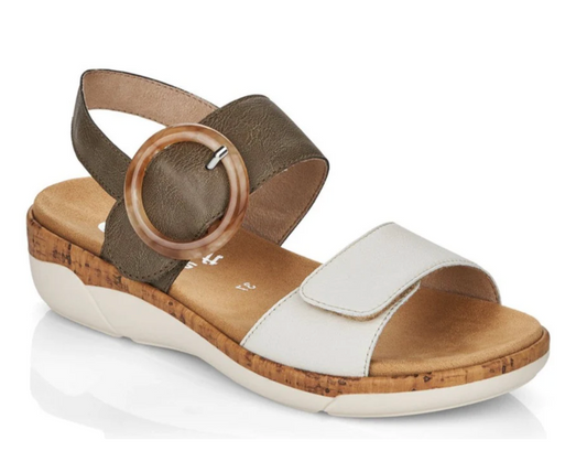 REMONTE by Rieker R6853 Buckle Sandal